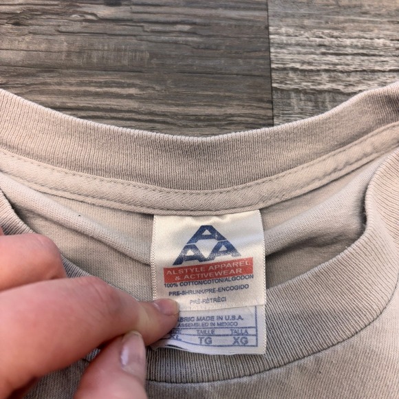 Vintage Y2K 2001 Alstyle The Beatles Apple Corps Gray Mens XL Graphic Band Tee - Picture 4 of 9